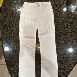 Lascana white skinny crop pants